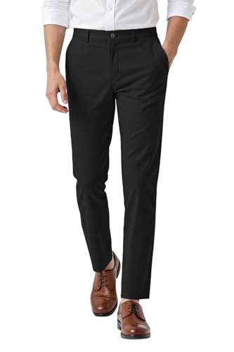 GINGTTO Mens Dress Pants Slim Fit Stretch Slacks for Men Business Casual Formal Pants