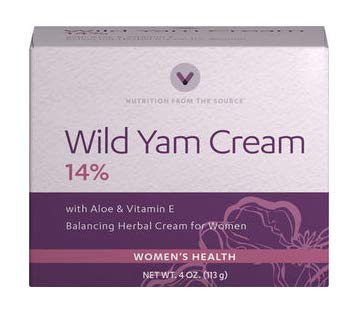 Vitamin World Wild Yam 14% With Aloe & Vitamin E Balancing Herbal For Women Net WT. 4 oz. (113 g)