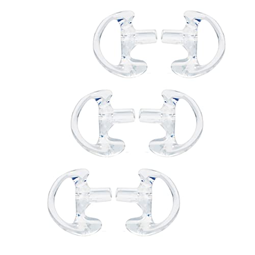 Écouteurs de rechange pour talkie-walkie éliminant la douleur auriculaire des tubes acoustiques