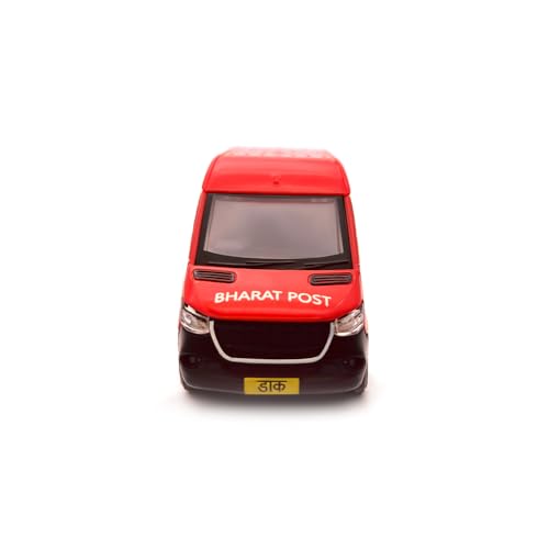 Image of CENTY Post Delivery Van Metal Die-Cast Toy for 3Y+ Red Colour