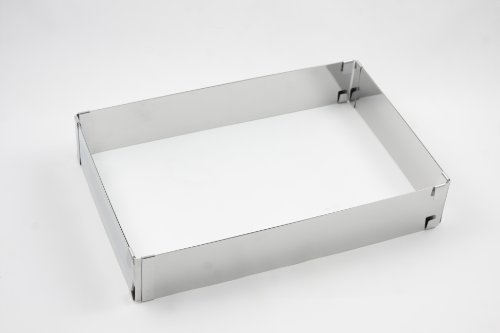 Menz bakframe 5 cm hoog, roestvrij staal, 4 stuks - gratis levering