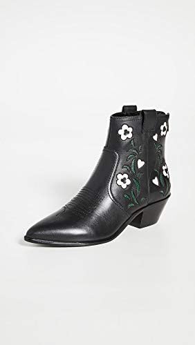 LOEFFLER RANDALL Women's Joni-Vato Ankle Boot, Black/Floral, 5.5 Medium US | Image 1