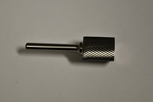 Fresa de carburo corte simple SA-7 3/4" x 1" mango 1/4" miniatura 2