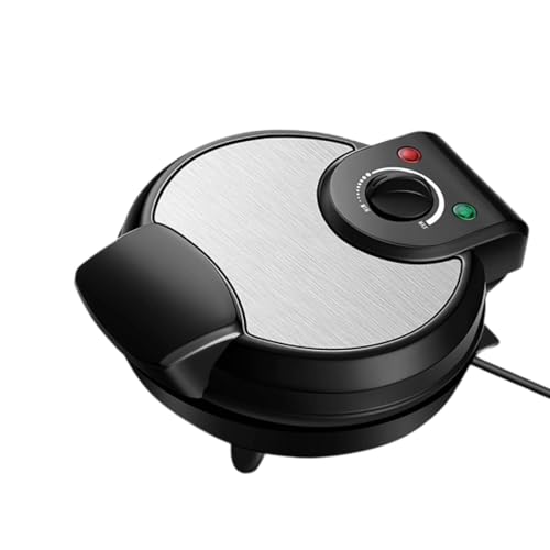Electric Waffle Cone Maker Non Stick Deep Fill Waffle Iron, Belgian & American Waffle Machine, 1200W Breakfast Snacks Machine for Home Baking And Egg Roll Preparation