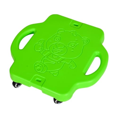 Vaveren Kids Scooter Board with Wheels for Skill Development and Fun, Green