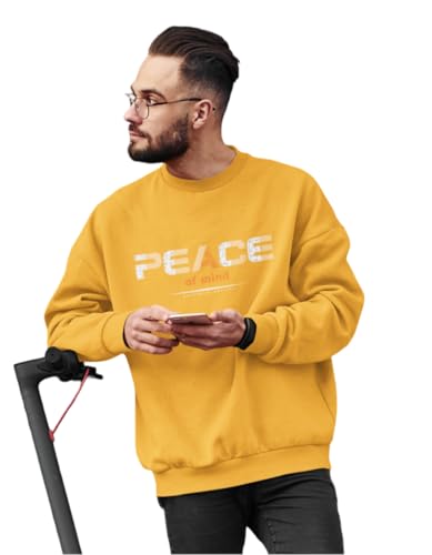 Image of Men Regular Fit Crew-Neck Sweatshirt