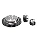 1.5 Module Gear Boss Straight 14 Teeth Industrial Combination Drive Spur 1Pcs(6mm)