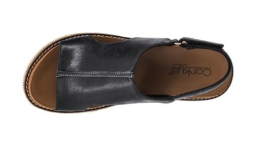 Image of Corkys Footwear Volta Wedge - Chic Elegance Meets All-Year Comfort with a 2-Inch Cork Heel and Marshmallow Insole for Stylish Everyday Wear and All-Day Comfort