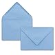 50 DIN C6 Briefumschläge hellblau 11,4 x 16,2 cm 90 g/m² Nassklebung Post-Umschläge ohne Fenster ideal für Weihnachten Grußkarten Einladungen von Ihrem Glüxx-Agent