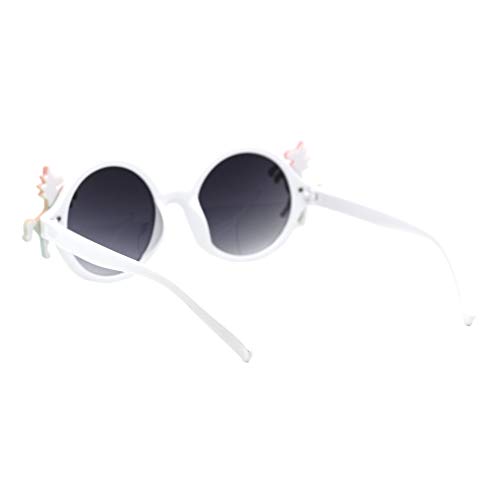 Unicorn Sunglasses Round Circle Frame Girl's Fashion Shades UV 4003