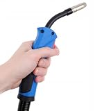 TC TECHNIC - Uchwyt Spawalniczy MIG MAG z Eurozłączem - Miedziany Przewód Zasilający - Wyposażony w Końcówkę Prądową 0,8mm i Dyszę Gazową - Typ MB15-4m