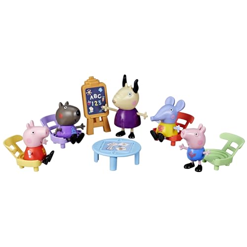 Peppa Pig Peppas Spielgruppe Spielzeug-Set mit 5 Figuren von Peppas...