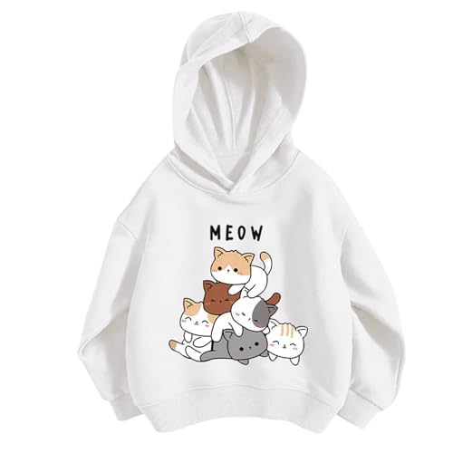 JokeLomple Mädchen Sweatshirt - Bunt Kinder Sweatshirts Langarm...