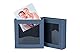USB-Stick Geschenkbox zur Hochzeit – Fotobox mit Bildfenster für USB-Stick | Erinnerungsbox für Fotos & Videos | Elegante Aufbewahrung (Grau)