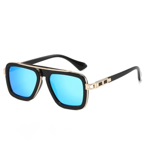 JRLLFD] ヴィンテージ 合金サングラス メンズ 偏光 UV400レンズ