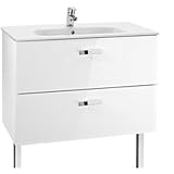Sanitario Lavabo Unik n-victoria 100 cm, color blanco Ref a32799b000