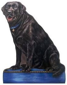 black lab door stop