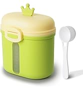 Baby Formula Dispenser,Portable Milk Powder Formula Container,with Scoop and Transparent Scale In...