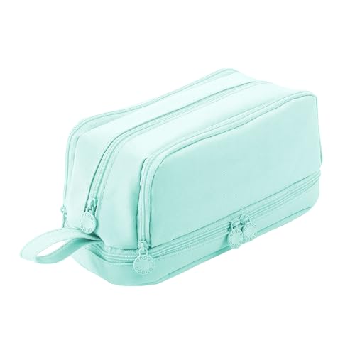 GWAWG Estuche Escolar Grande Capacidad, Estuche con 4 Compartimentos, Estuche para Lápices, Organizador de Papeleria Bolsa de Lápiz Maquillaje para Niñas, Niños