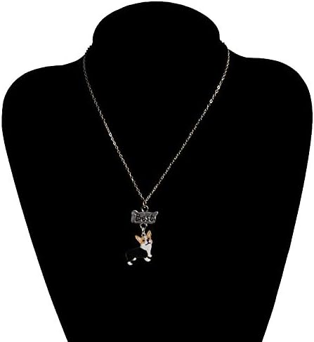 Miniatura 6 de Mummumi Collares para mejores amigos, dije de perro de amistad, encantador, conjunto de perros de moda, collar de metal para el día de San Valentín,