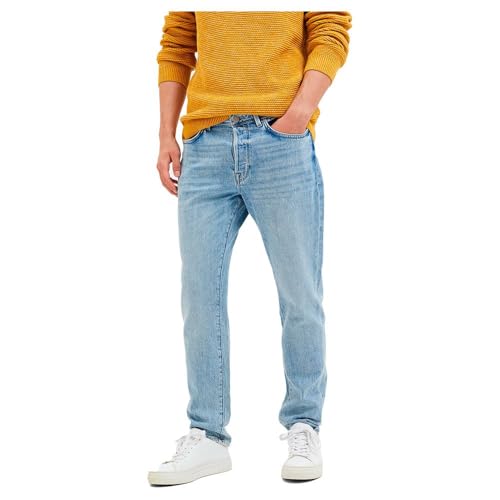 Jean slim Selected Homme bleu clair pantalon denim ajusté mode homme tendance