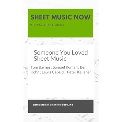 Someone You Loved Sheet Music