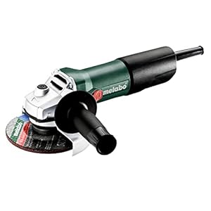 Metabo 4-1/2-Inch / 5-Inch Angle Grinder, 11,500 RPM, 8 Amp, Slide Switch (Locking), W 850-125, 603608420, Green