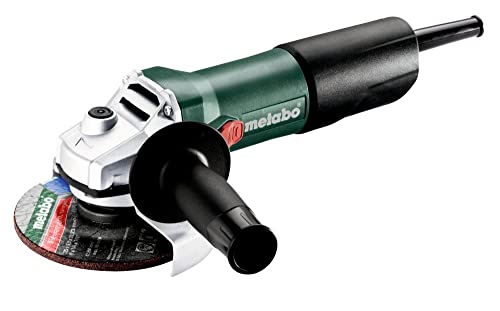 Metabo 4-1/2-Inch / 5-Inch Angle Grinder, 11,500 RPM, 8 Amp, Slide Switch (Locking), W 850-125, 603608420, Green