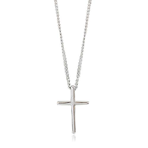 Collier pendentif croix argent S925 de haute joaillerie