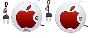 Aarav Water Tank Overflow Alarm Siren with Voice Sound, Wired Sensor Security System Water Alarm Bell with Free Water Sensor AUWA-21-R (Pack of 2)