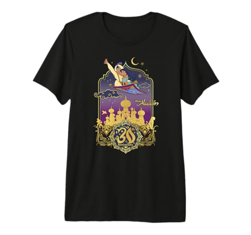 T-shirt premium Disney Aladdin au tissu haut de gamme pour une tenue élégante et durable