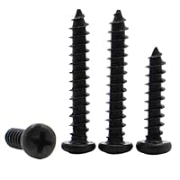 Blechschrauben-Kits M2 M2.6 M3 Schwarz Kreuzschraube Linsenkopf Blechschrauben Set-Sortiment - Packung mit 400 Stück,schrauben Blechschrauben-Kits M2 M2.6 M3 Schwarz Kreuzschraube Linsenkopf Blechschrauben Set-Sortiment - Packung mit 400 Stück,schrauben