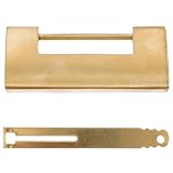 Cadenas rétro : fabriqué en cuivre durable, il est robuste, brillant et offre un bel aspect décoratif. cadenas décoratif vintage