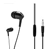 IUYIXWFP Auriculares Audífonos in Ear,Auriculares Jack 3,5mm,Negro Amplia Audifonos Alambrico Auriculares de oído Abierto