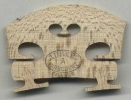 Aubert Adjustable Violin Bridge - 4/4 Size - Medium