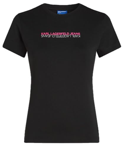 Karl Lagerfeld Jeans, Women's, Short Sleeve Reflection tee, Slim...