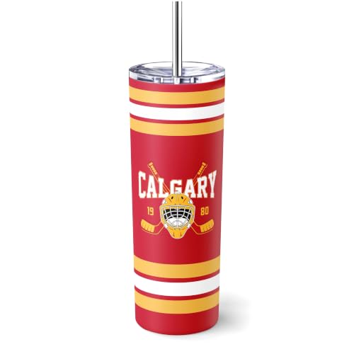 Image of ANTKING Calgary Tumbler 20oz Travel Mug Custom Name Number Gifts | Stainless Steel Insulated Coffee Cup for Men Women