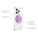 PopSockets Round Phone Grip Compatible with MagSafe, Adapter Ring Included, Phone Holder, Wireless Charging Compatible, Cute PopSocket - Aura