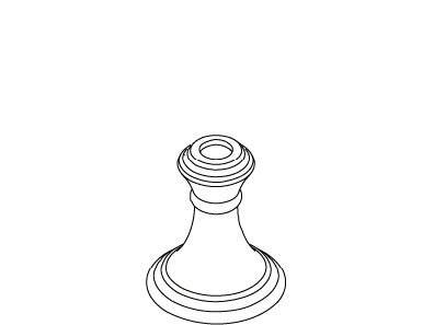 Kohler 1015101-BN pièce de réparation plomberie nickel brossé
