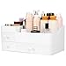 BTremary Makeup Organizer for Vanity, Large Capacity Desk Organizer with Drawers for Cosmetics, Lipsticks, Jewelry, Nail Care, Skincare, Ideal for Bedroom and Bathroom Countertops