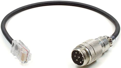IC-7000, IC-706MKIIG ICOM OPC-589 Cavo Adattatore per MICROFONI 8 Pin con Spina RJ-45