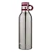 Contigo Matterhorn Vaccuum-Insulated Stainless Steel Water Bottle, 32 oz, Stainless Steel with Very Berry Accents