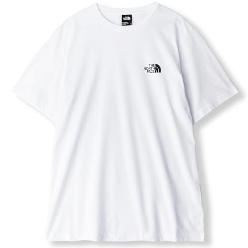 [ザノースフェイス] Tシャツ メンズ 半袖 白 ホワイト シンプル Simple Dome Tee サイズS [並行輸入品]