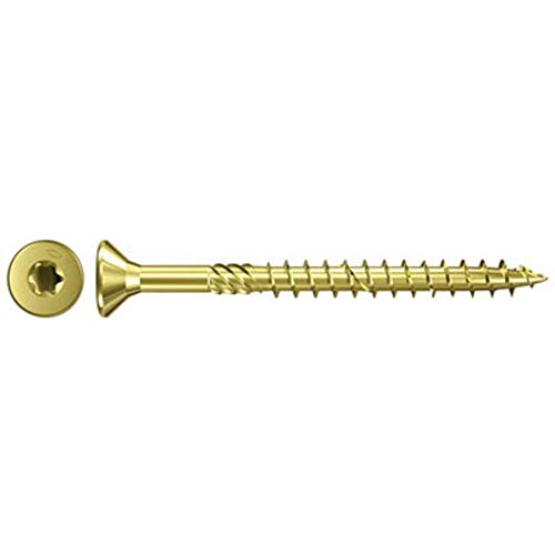 Preisvergleich Produktbild Fischer Spanplattenschraube FPF-ST 5,0x80 Teilgewinde YZP 200 200 Stück, 653591