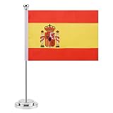 Material premium: este camino de mesa español está hecho de material de poliéster de alta calidad, la base y la barra están hechas de material metálico, que es duradero y no se desvanece.