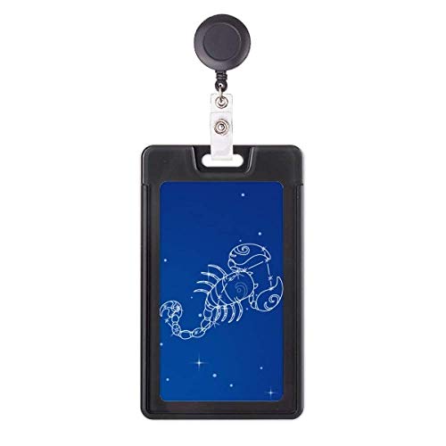 Porte-badge rétractable Scorpion Star Universe en finition soignée