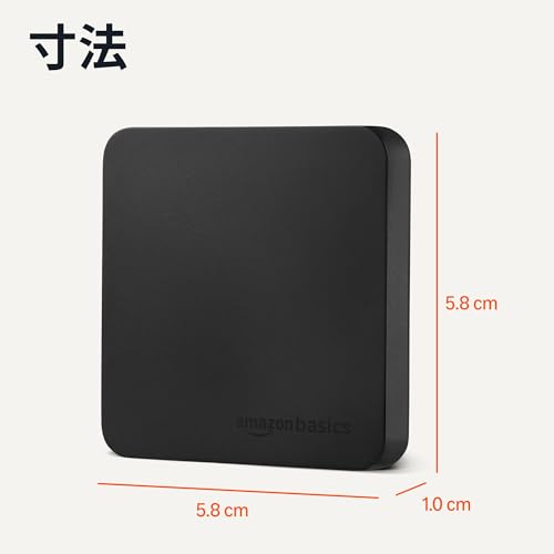 Amazonベーシック ポータブル外付けSSD 外付けソリッドステートドライブ 1TB 最大2000MB/sの高速転送 USB 3.2 Gen 2 IP65防水防塵対応 ブラック