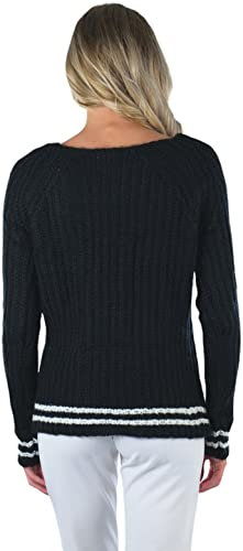 Image of ToBeInStyle Women's Classic Long Sleeve V-Neck Pullover Sweater