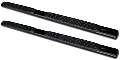 5" Oval Hd Black Side Step Nerf Bars Running Board Compatible with 04-08 Ford F150 Super/Ext Cab