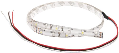 Shoreline Marine LED Flex Light | for Consoles, Decks, Cabins | Easy On Switch | Easy Installation | Low Power Light Stripes for Boats White 26.9-Inch